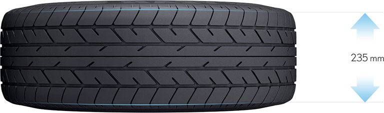 tire size 235